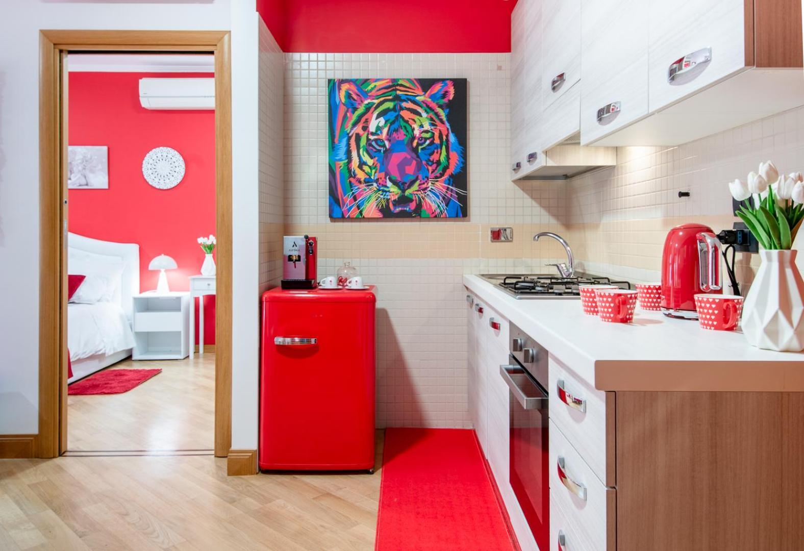 Red Chic Apartment
